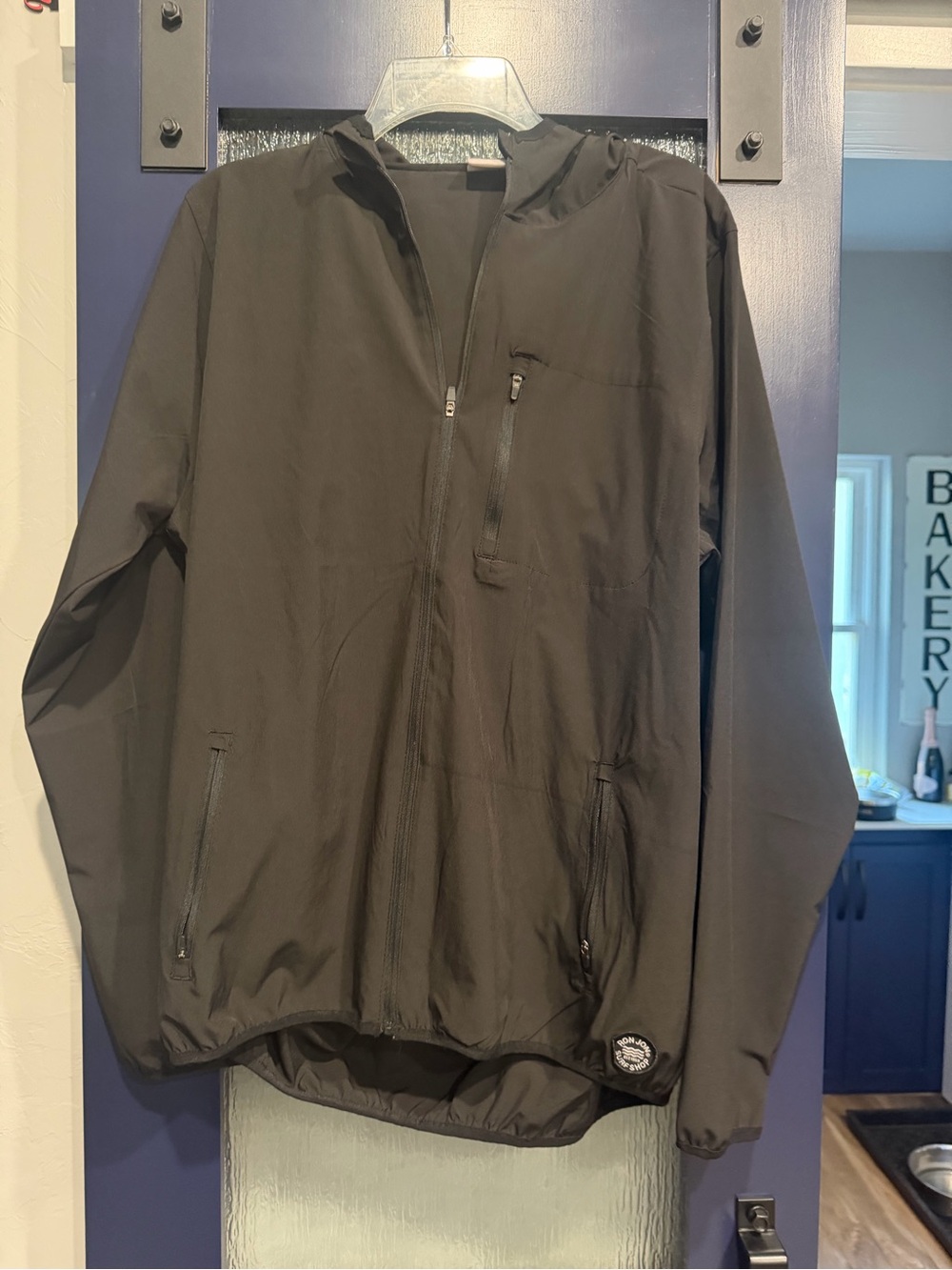 Ron Jon Women’s Black Lightweight Hooded Jacket